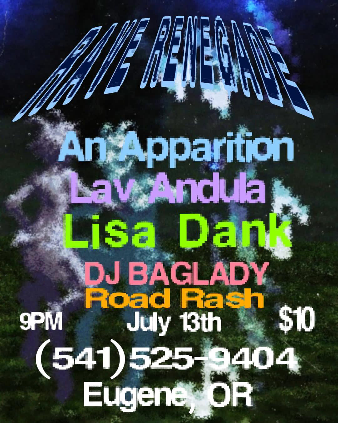 Nick Pants West Ghost Tour Flyer